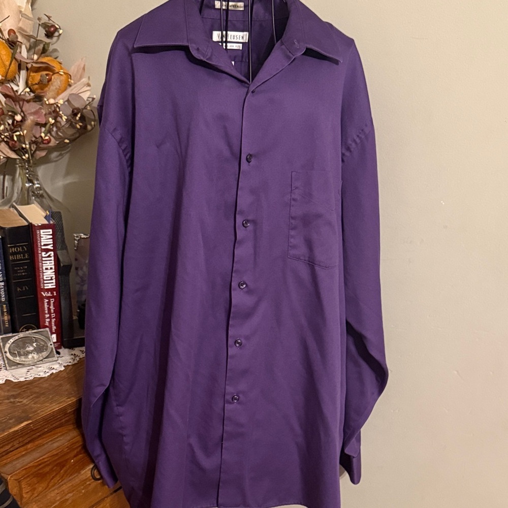 Van Heusen Deep Purple Dress Shirt